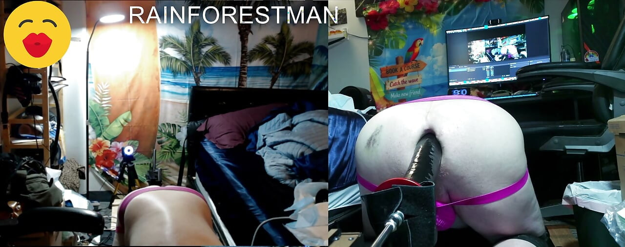 RAINFOREST-MAN SPLIT SCREEN Menggunakan Black Destroyer pada Sex Machine.