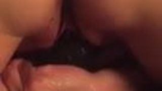 Continual squirting anal contracting orgasm with a Doxy Wand