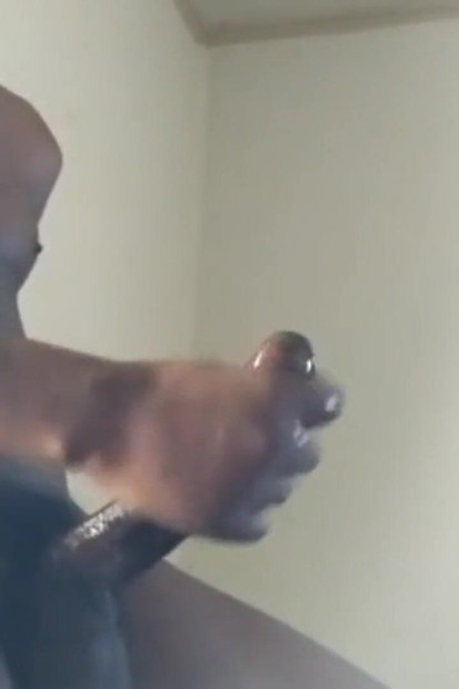 Monster Big Black Cock Letting Out Massive Cumshot