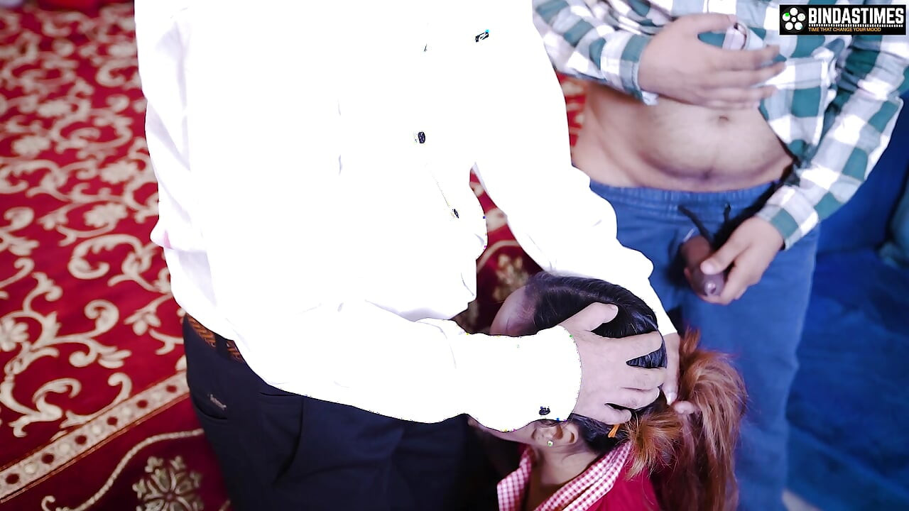 Desi Indian Hot & Sexy School Girl Fucked By Two Male Teacher hardcore Threesome ( Hindi Audio )