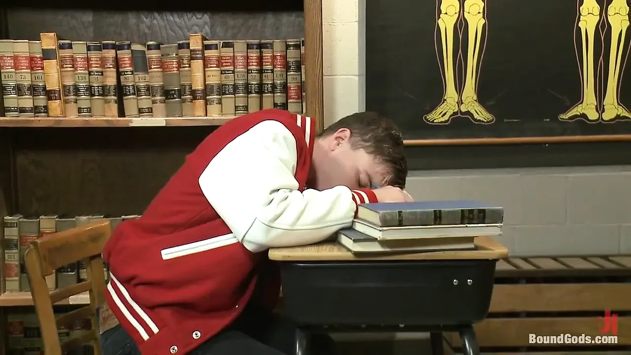 Big Cock Jock Gets Fucked and Paddled by His Biology Teacher