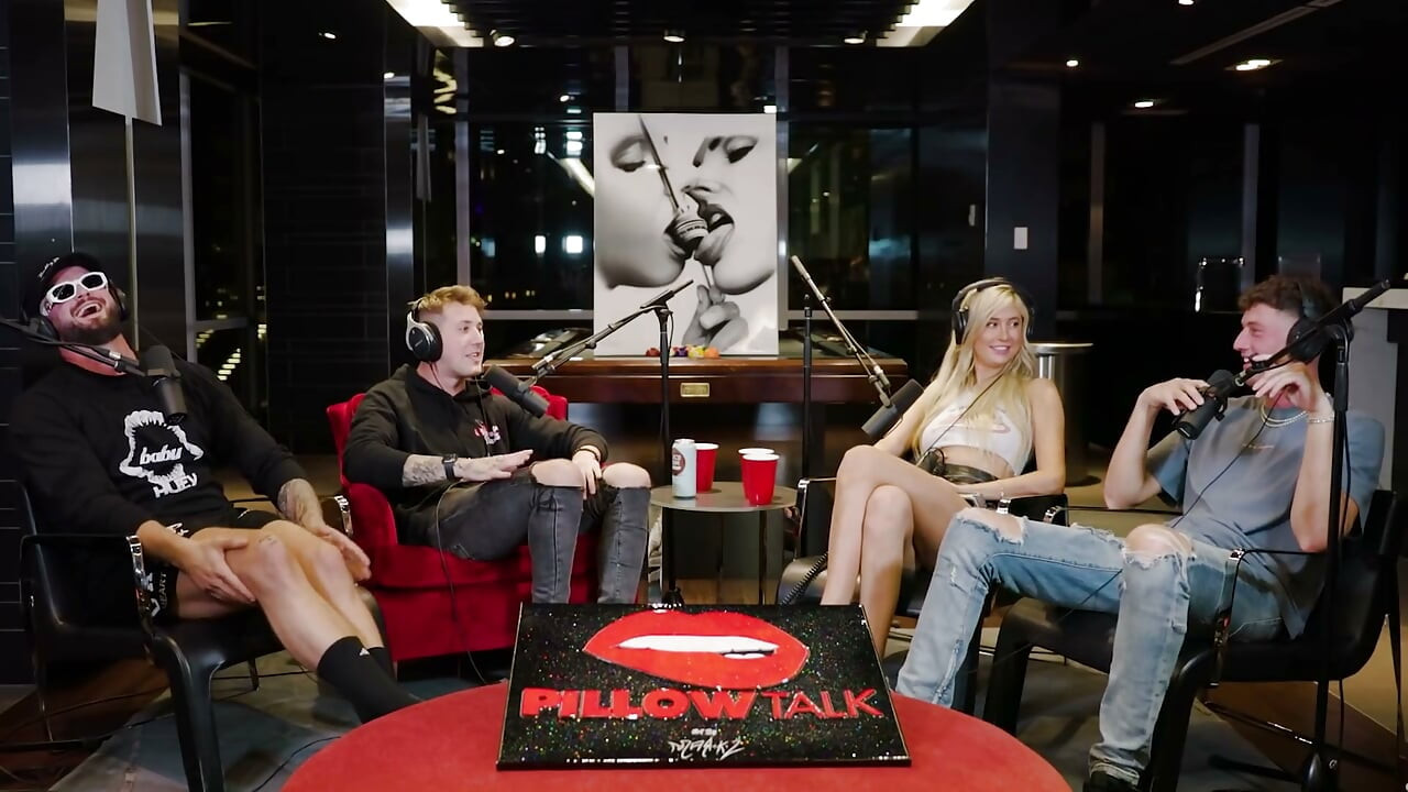 Double Date with Carly Lawrence and Joey Joy pillow Talk