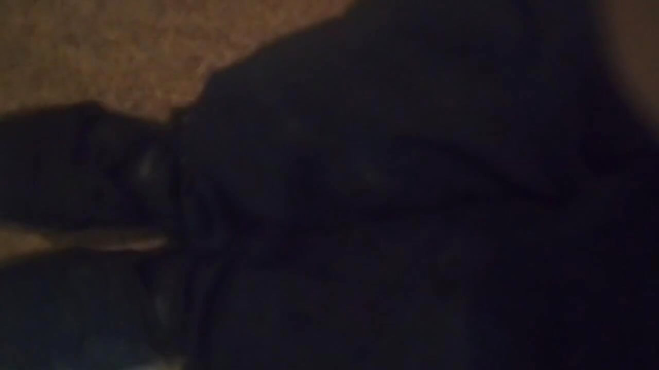 Black Dress Shoes & Cute Fuzzy Striped Dirty Socks (no Audio)