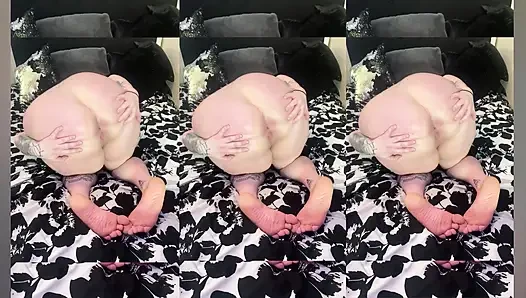 Büyük götlü osuruk patlaması: twerk, göt göz kırpıyor ve yüksek sesle gaz