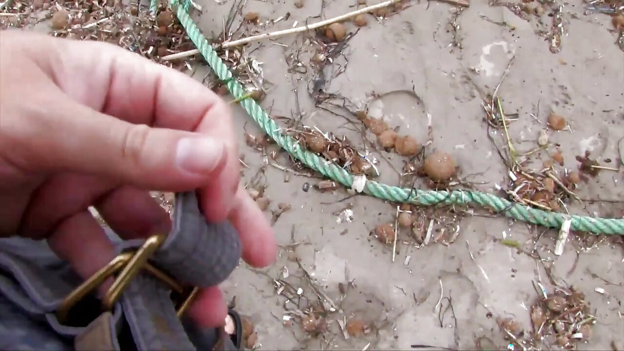 Cewek nakal ini datang ke pantai untuk mencari kontol besar
