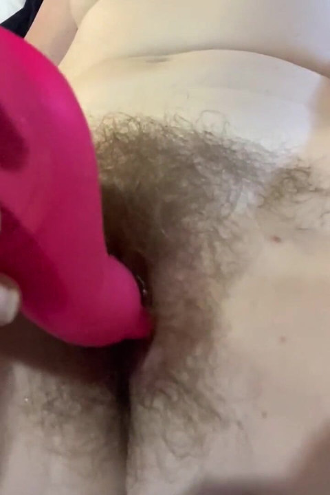 Hairy mature pussy does some serious squirting ahead of a leg shaking orgasm