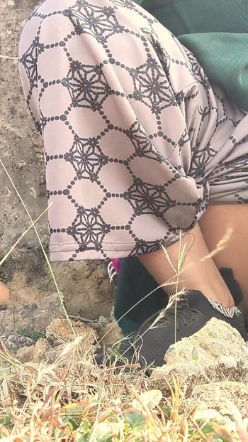 Unforgettable moment from "Indian village girl fucked hard outdoor By his Boyfriend"