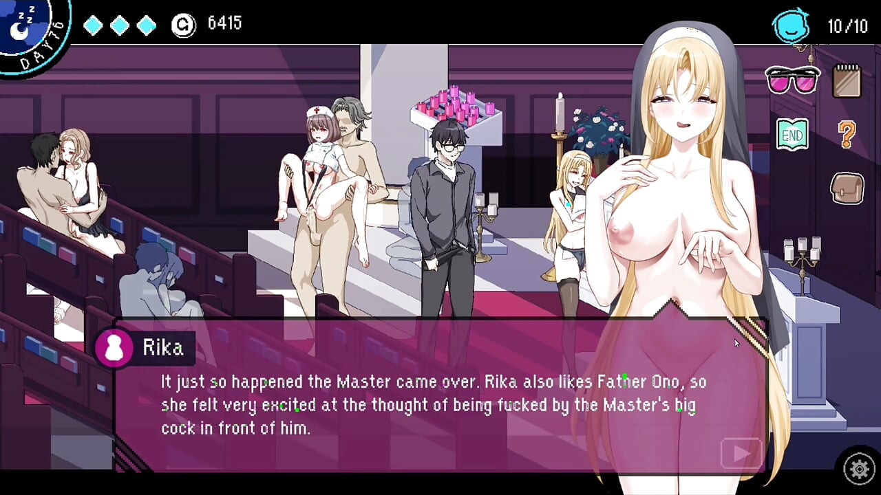 Hentai Game – Church Hentai Sex Scenes 2 (Rika The Lewd Nun Heroines) - The Censor