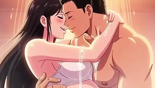 Suami seks mandi membantu mencuci tubuh hamil Ayesha