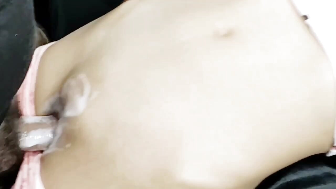 Little Thai: Cream and milk from a huge cock in my virgin vagina