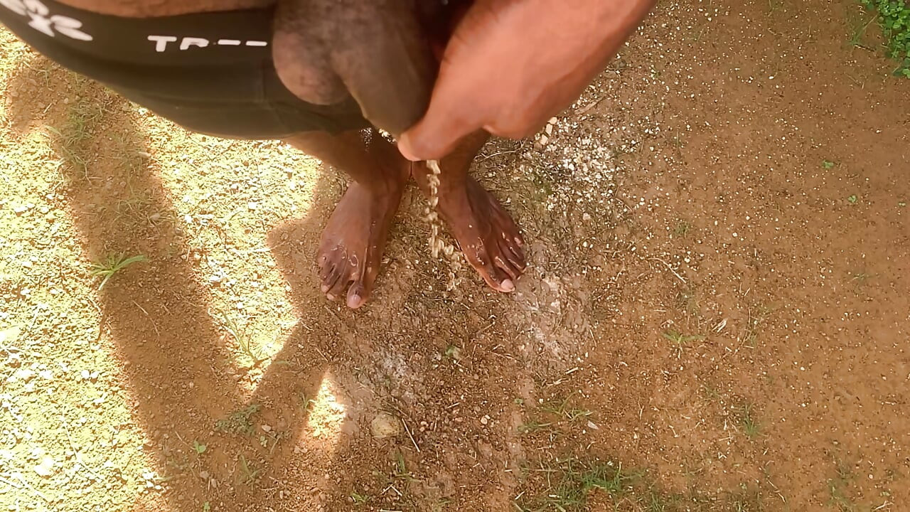 Desperately Pissing on Feet in Public