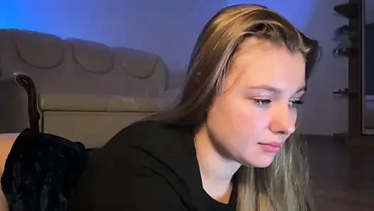 Jucielussie bouncing natural tits and fingering in doggystyle