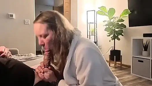 Early Morning Orgasm Big Tits Bouncing on Cock