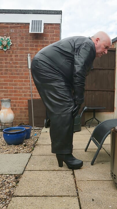 Leather Jumpsuit