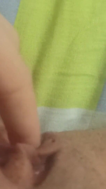 Jaw-dropping moment from "In the morning before work, I decided to pamper my pussy with fingers"
