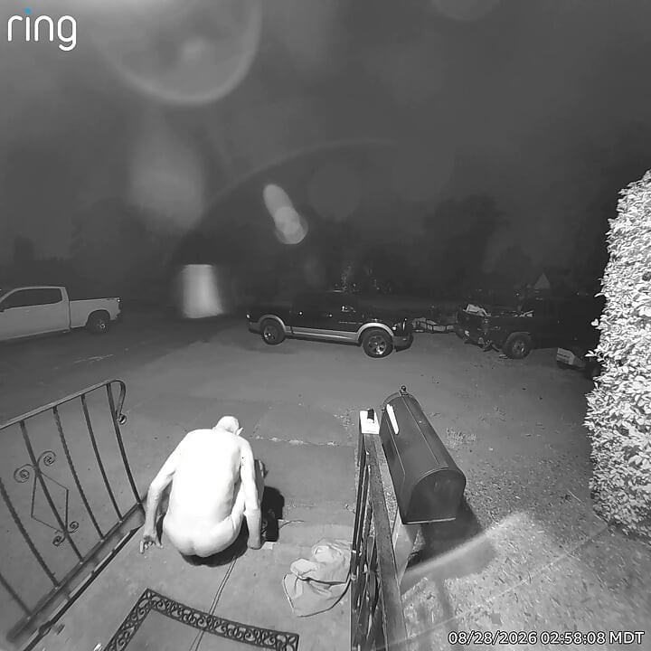 Solo dildo play in front yard. Exposed for all to see.