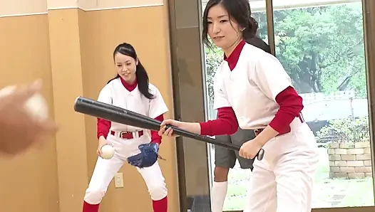 Japanese Baseball Sluts Fuck Party Wet Pussies Stuffed Orgy Creampie