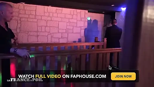 A Hot Club Meeting for a Young and Greedy Blonde Girl