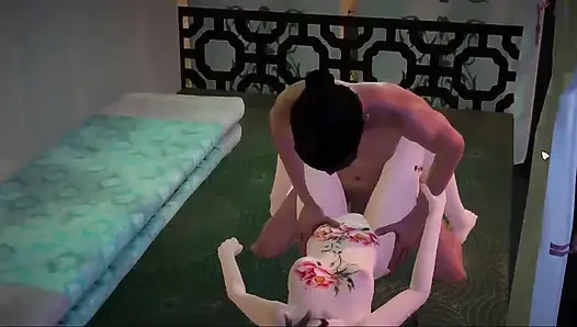 3D Adik perempuan saya yang belum pernah saya lihat selama berhari-hari meminta saya untuk berhubungan seks