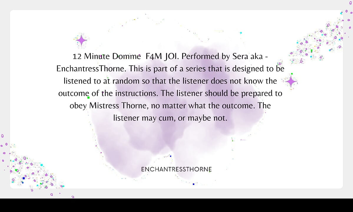 Femdom JOI Denial 02