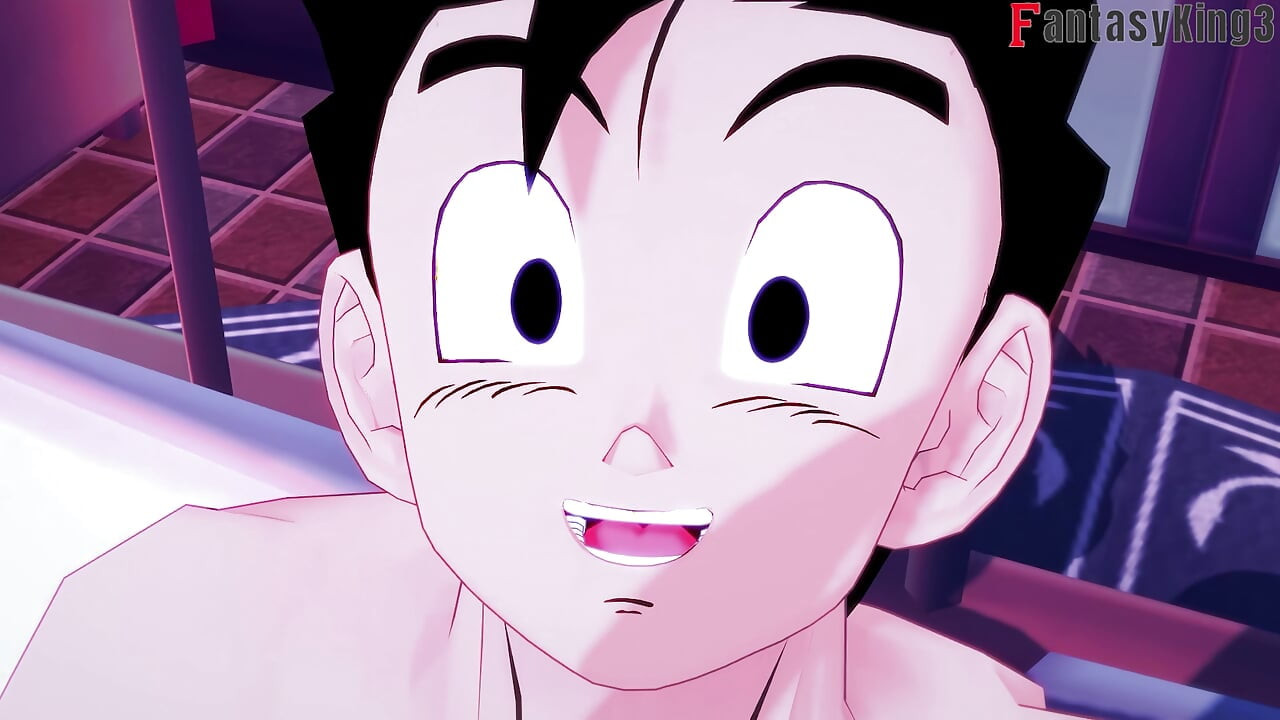 Android 18 convence a Vulma para follar a Gohan - serie DragonBall Zex
