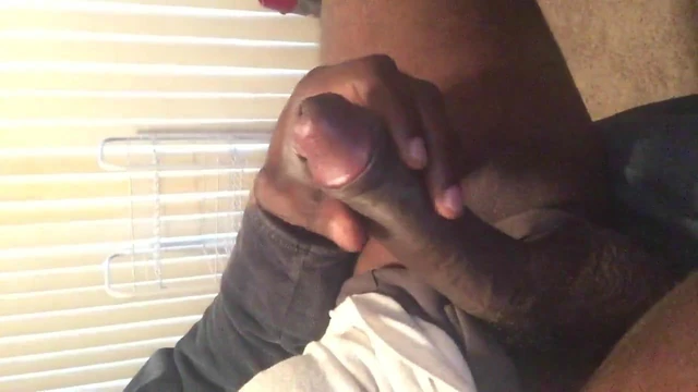 Stroking my big dick !