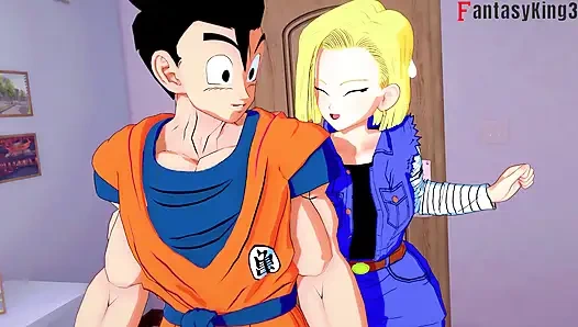 Gohan, Goku'yu bulma ile seks yaparken duyuyor ama... - Dragon Ball Zex Series