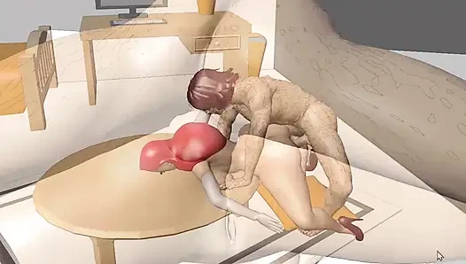 Animasi 3d baru - animasi seks dewasa yang ditingkatkan