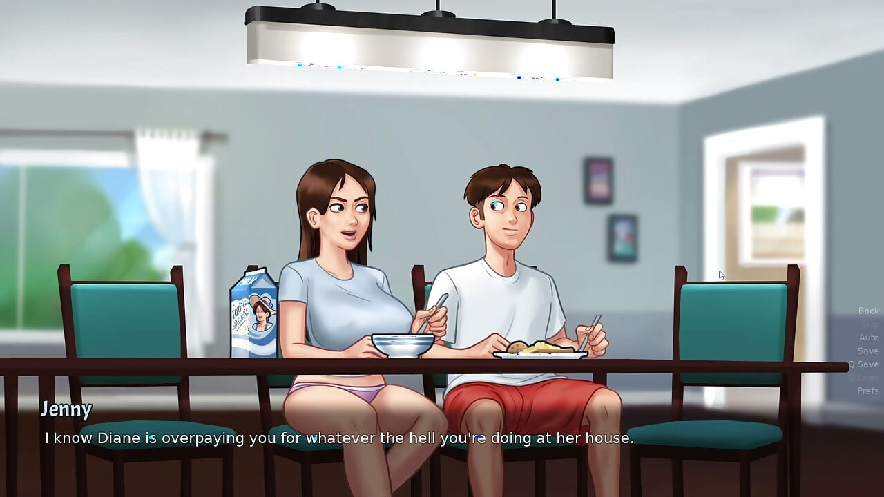 Bitch Stepsis Menunjukkan Payudara Besar - Summertime Saga bagian 6