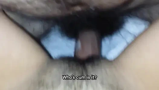 Заполненная спермой шлюха обещает трахаться больше