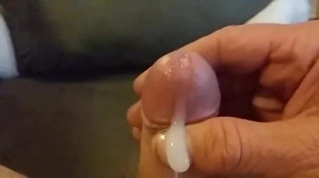 Slow motion cum shot