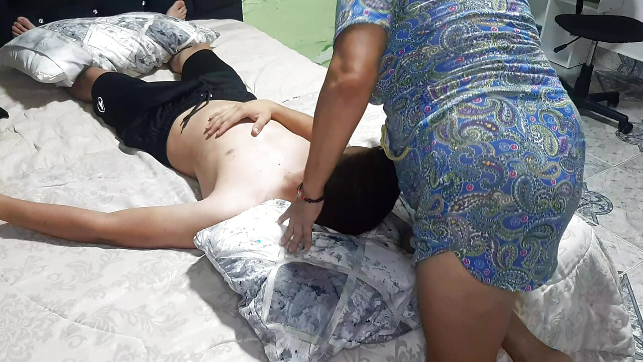 Naughty Granny Tends To A Young Cock