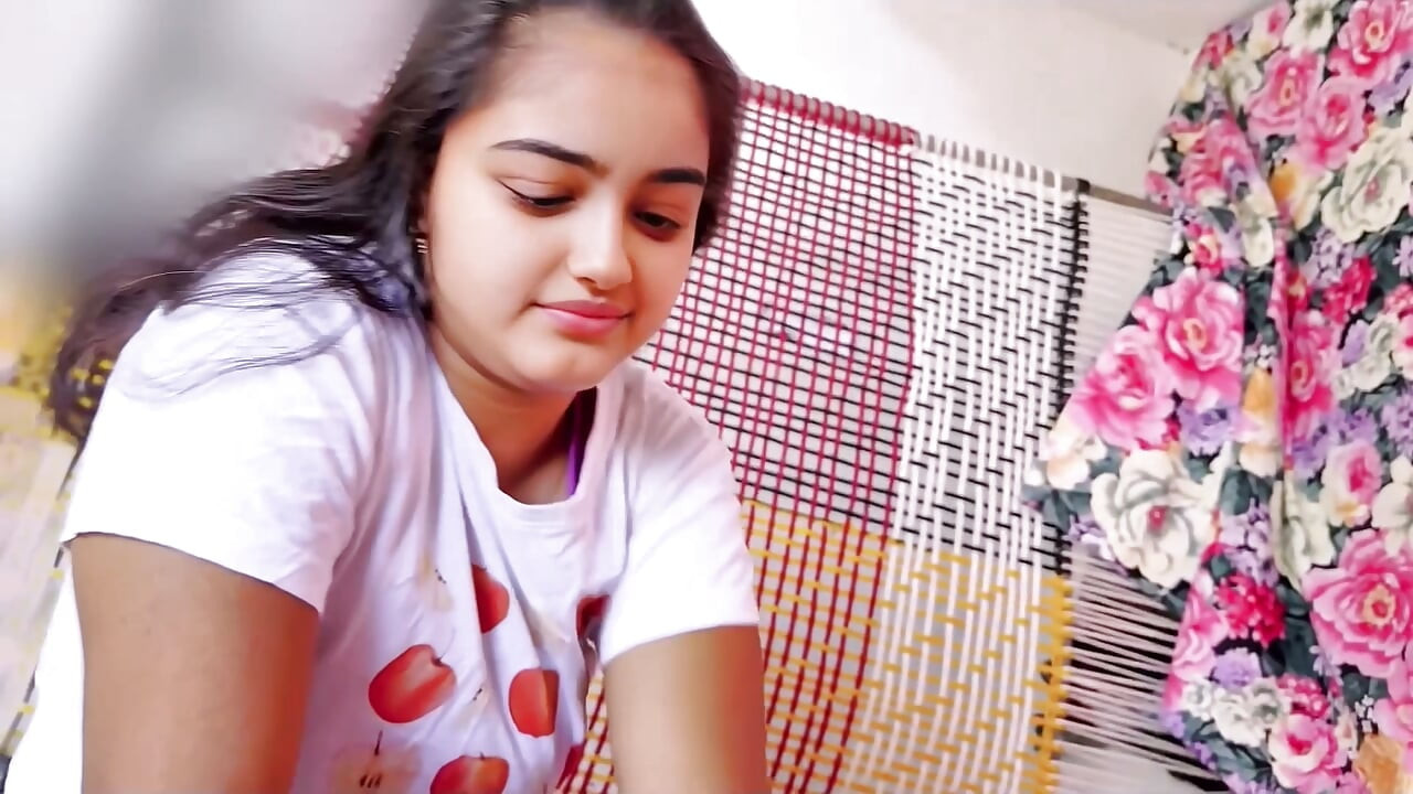 The village desi girl is riding on my cock to satisfy her pussy's hunger for tight pussy fucking.