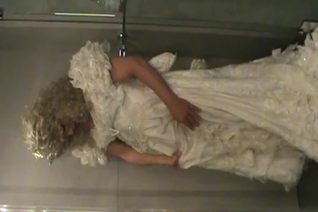 Fully dressed wetting gown