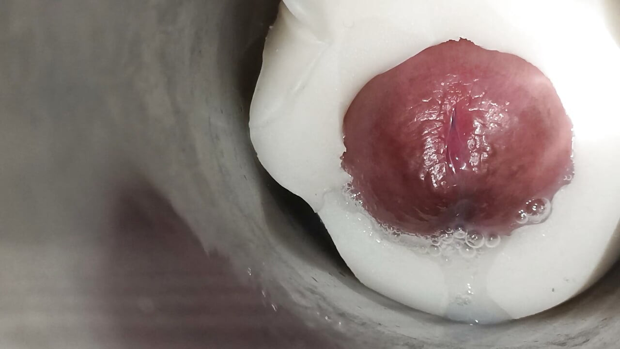 Internal view: vulva twitching and ejaculation 1