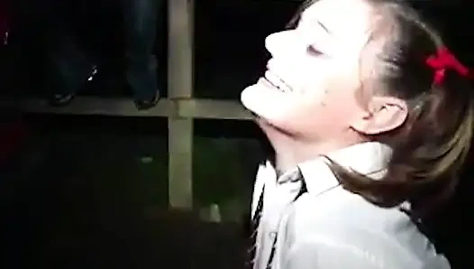 Little Schoolie Goes Dogging