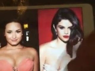 Selena Gomez и Demi Lovato, трибьют спермы