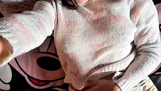 My Neighbor Sent Me a Video Showing Me Everything, Including Her Big Breasts