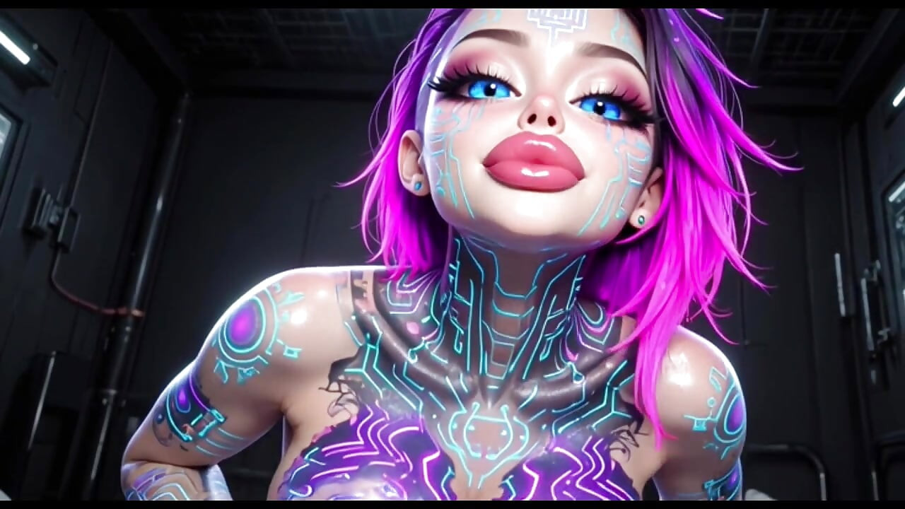 Cute Sexy Talk and Boobs, Ai Animation