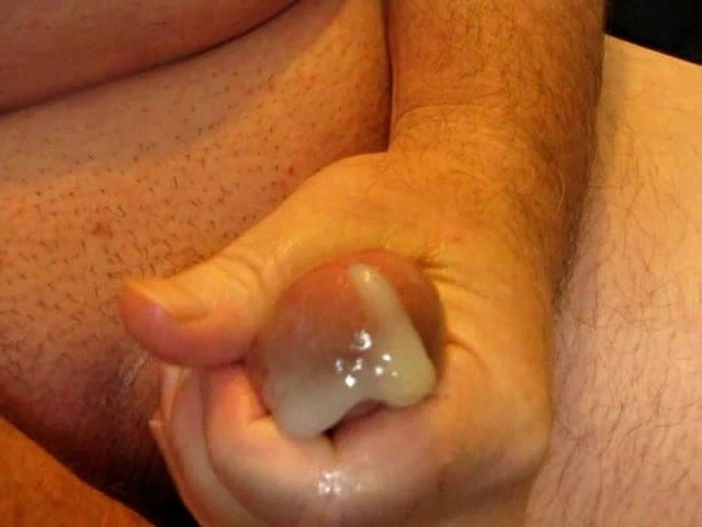 Me playing with my cock and my cum