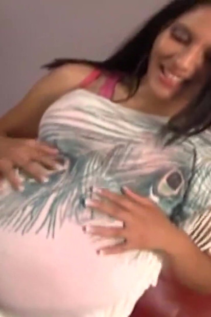 Big Booty Latina Stretched Out by Huge Dick