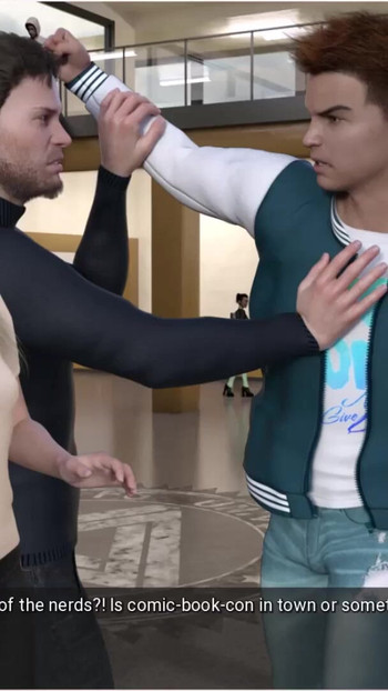 Captivating moment from "No place like home #3 - Tessa showed Mark het sexy outfit ... Eve and Mark spend some time"