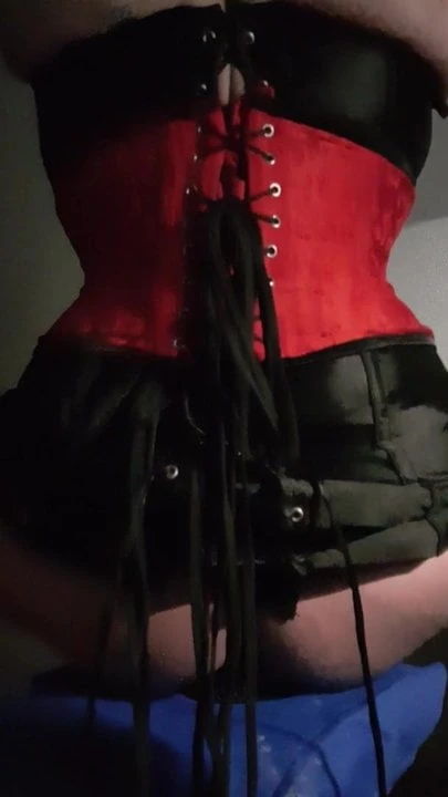 Hide a surprise. Under Corset dress