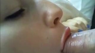 blonde bride maid get hot warm cum nutting in her mouth 