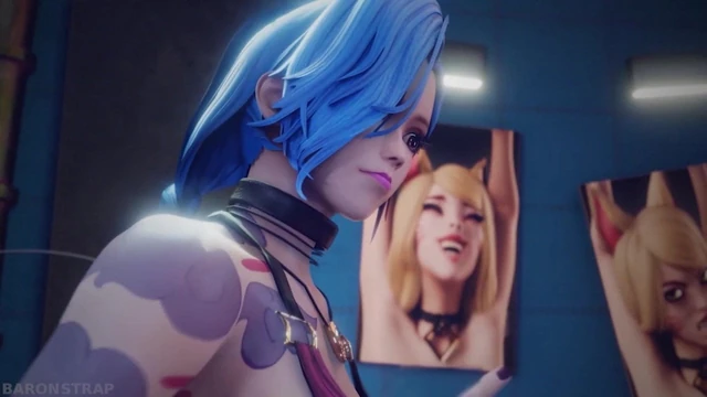 Jinx Is Tickeling Akali