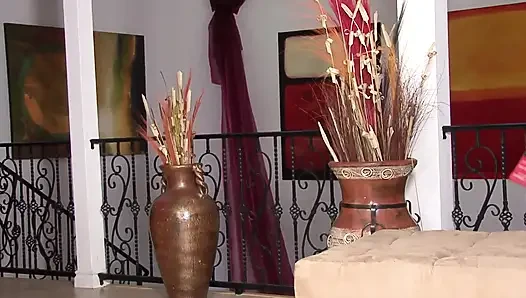 Ugly man fucks a horny blondie