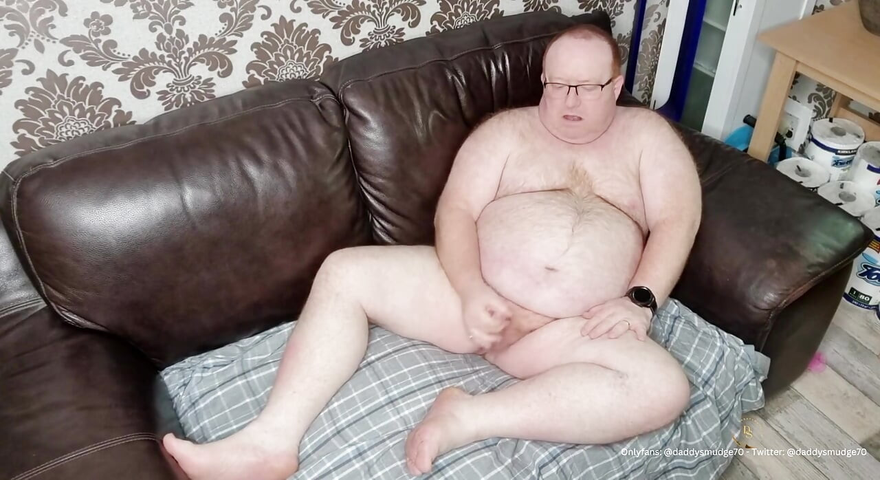Daddy Cums on Couch