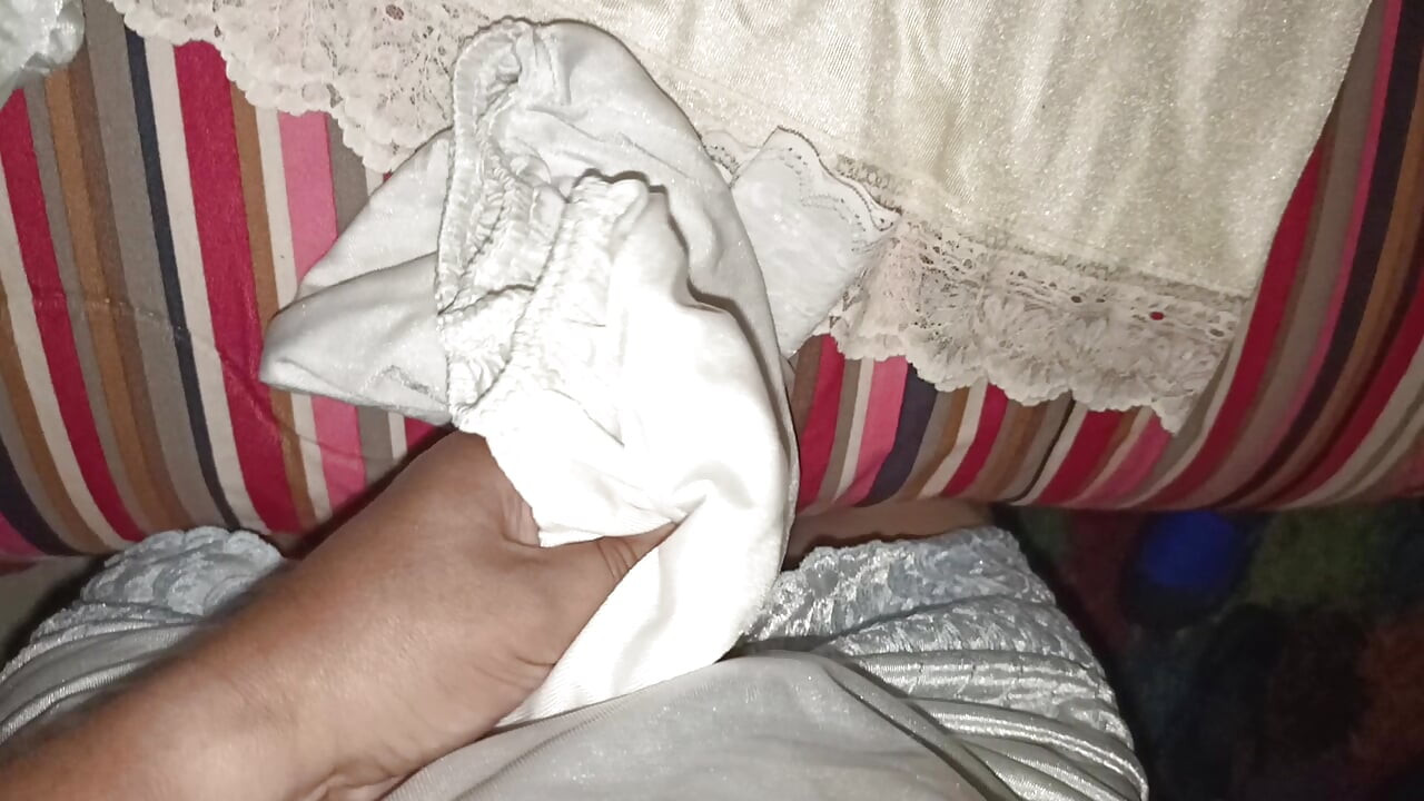 Enjoying my mother-in-law's petticoats