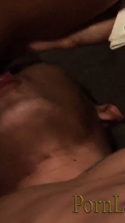 Brunette with big tits and a piercing fucks an Asian man | Clip 1