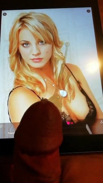 Kaley Cuoco Cumtribute